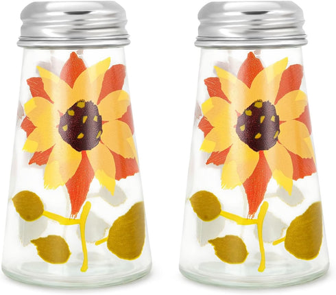 Grant Howard 39013 Hand Painted Tapered Salt and Pepper Shaker Set, Sunflowers, Yellow...