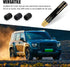 1 PC Car Shift Converter, 7" Alloy Personalized Easy Grip Gear Long Handle with 3 Thread Adapter, Smooth Operation Shift Knob Replacement, Univers...