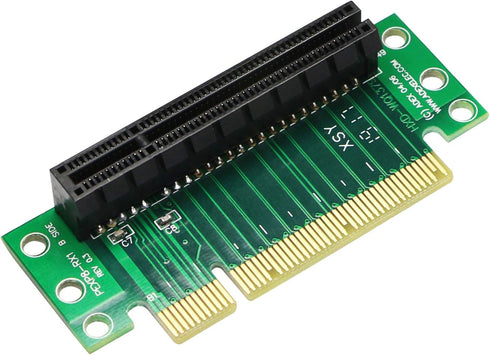 SinLoon PCI- Express 8X Riser Card 90-Degree Adapter Card PCI-E 8X Extender Extension Card for 1U, Small Computer and Server Case(PCIE 8X)...