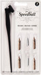 Speedball Oblique Pen Set - 1 Penholder w/ 4 Nibs, 2 Pen Points...