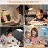 DEEPLITE LED Desk lamp with USB Adapter Charging, Eye-Caring Study Lamp for Dorm Home Office, 3 Colors Dimming Brightness Touch Control Table Lamp...