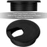 20 Pack 1-3/8 Inch/35mm Round Plastic Desk Grommets, Black Wire Organizer Caps, PC Computer Port Cable Hole Cover, Perfect for Hide Data Cords in ...