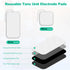 24 PCS Electrode Replacement Pads for TENS Unit & Portable Hard EVA Travel Case, Protective TENS & Accessories Carrying Case, Durable Shockproof &...