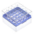 uxcell Centrifuge Tube Freezer Storage Box 25 Places Waterproof Polypropylene Cryogenic Holder Rack for 1.8/2ml Microcentrifuge Tubes Vials Sample...