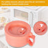 Microwave Soup Mugs with Lids,28.7oz Microwave Ramen Bowl with Lid,with Removable 304 Stainless Steel Liner,Improved Easy-Grip Design for On-the-G...