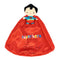 Kids Preferred DC Comics Superman Lovey Security Blanket, Soft Huggable Dark Knight Plush Lovey Toy for Baby and Infant Boys and Girls, Textured B...