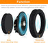 6.5" Foam Speaker Enhancer, AngleKai 4Pcs Self Adhesive Speaker Fast Rings, Universal High Rebound Sponge Bass Blocker Kit for Car Door Speaker Fo...