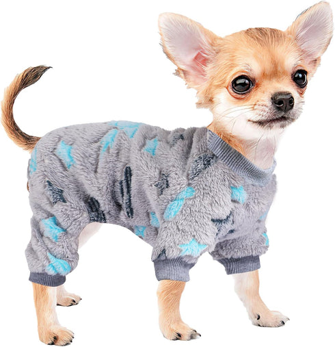 Small Dog Pajamas Dog Pajamas for Small Dogs, Glow in Dark Tie Dye Unicorn Dog Sweater, Super Soft Velvet Material Chihuahua Yorkie Tiny Dog Cloth...