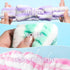 YGDZ Spa Headband for Washing Face, Skincare Headband, Makeup Headband, Fluffy Bow Headbands for Skincare, Face Head Band Set for Women Girl...
