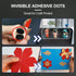 504 Pcs Clear Removable Adhesive Dots, Glue Point Dots for Crafts Balloons Poster, Double Sided Sticky Round Dots (0.39 Inch)...