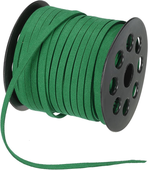 PATIKIL Flat Suede Leather Lace, 5mm x 50 Yard Faux Suede Leather Cord DIY Supplies for Necklace Bracelet Beading Jewelry Making Tassels Art Craft...