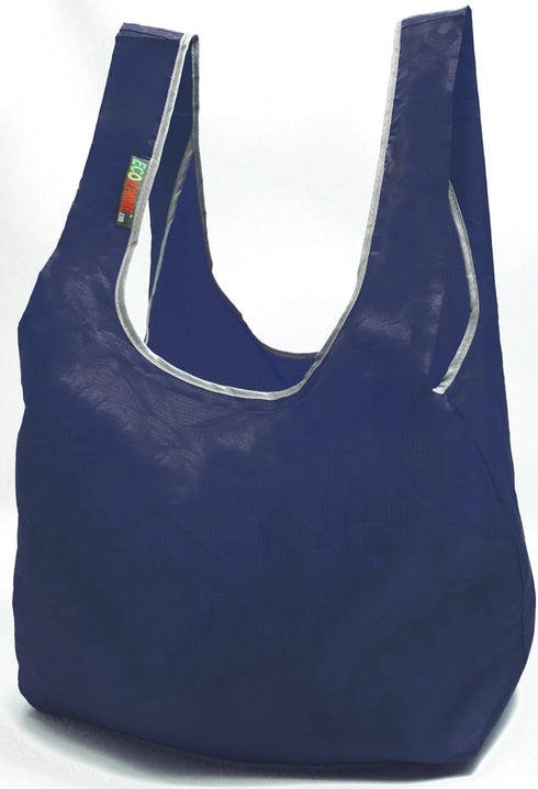 Ripstop Nylon Reusable Grocery Bag, Reusable Shopping Bag, RBS041 (Gray-Orange-Green-Navy)...
