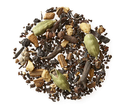 Golden Moon Tea Organic Masala Chai Black Tea - Pure & Authentic Blend - Loose Leaf, Non-GMO - Half Pound (96 Servings)...