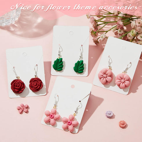2 Pcs Flower Polymer Clay Molds for Jewelry Making, Daisy Rose Sunflower Nosegay Miniature Clay Molds for Polymer Clay Earrings Decoration for Cla...