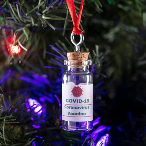 2022 Christmas Ornaments - Covid Ornament, Vaccine Ornaments, Funny Covid Christmas Ornaments, Christmas Gag Gifts for Nurse...