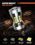 SEALIGHT 921 LED Bulb Reverse Light, 912 921 LED Bulbs 6000K White 2600LM Super Bright, 912 906 904 W16W for T15 Backup Reverse Light Bulb, Plug a...