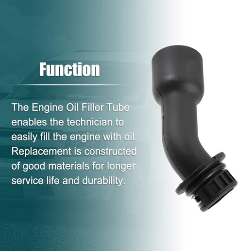 X AUTOHAUX Engine Oil Filler Tube for GMC Yukon XL Sierra 1500 2500 3500 Envoy for Chevrolet Avalanche Silverado 1500 2500 3500 Suburban 1500 2500...