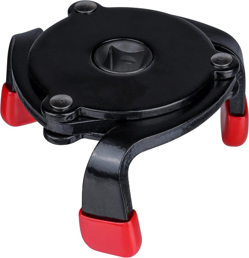 YAKAMOZ Universal Oil Filter Wrench, 2 Way Adjustable 3 Jaw Oil Filter Claw Wrench Removal Tool for Removing 2-1/4" to 3-3/4" Automotive Oil Filte...