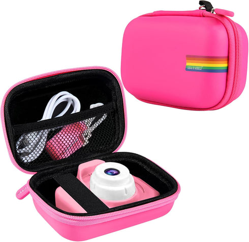 Leayjeen Kids Camera Case Compatible with Seckton/GKTZ/OZMI/PROGRACE/Dylanto/Rindol/VATENIC/Nine Cube/hyleton and More Kid Digital Camera Toys Gif...