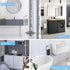 TNOMS Brushed Towel Ring Modern Square Hand Towel Bar,Towel Holder for Bathroom,Wall Mount Stainless Steel...