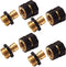 Chapin International 6-9465: 3/4 Inch Garden Hose Quick-Connect Fittings Male and Female 2-Piece Assembly, Heavy Duty, Set of 4, Metallic...