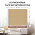 Leather Repair Patch Tape, Beige 17 x 61 Inches Self Adhesive Leather Repair Kit for Furniture, Car Seat,Vinyl Leather Repair Kit for Office Chair...