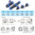 TY28 6 Pin 25A Aviation Waterproof Connector Male Female 12ga Wire Plug Socket Screw-Crimp Solder-Free Quick-Disconnect for Power Device Automotiv...