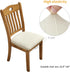 Stretch Jacquard Chair Seat Covers Set of 4, Removable Washable Dining Chair Covers Anti-Dust Dining Room Chair Covers Seat Cushion Slipcovers (4,...