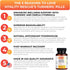 Vitality Rescue Omega 3 and Turmeric Supplement w/Bioperine, CurcuWin 46X Superior Absorption Curcumin to Support Workout Recovery, Joint, Muscle,...