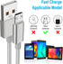Micro USB Charging Cable, 10FT Nylon Braided Controller Charger, Charge and Play, Micro USB High Speed Charger Sync Cord for Controller Devices, C...