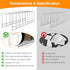 FLSEPAMB Lid Organizer Pot Lid Organizer 10-Tier Pot Lid Rack Holder Suitable for Bakeware Dish Plate, Cutting Boards, Pots & Pans, Serving Trays,...