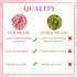 Abitoncc 180pcs 10mm Rhinestone Clay Beads for Jewelry Making, Pink Crystal Round Disco Ball AAA+ Grade Beads Bulk, Sparkly Diamond Bling Baseball...
