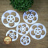KALAIEN Rose Flower Cutters Set Gumpaste Flowers Modelling Tools for Cake Decorating Cookie Mold Sugarcraft Plunger Cutter Mold Set of 6...