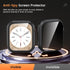 Goton Waterproof Privacy Case for Apple Watch Series 9 8 7 6 5 4 SE Ultra 40mm 44mm 41mm 45mm 49mm, Hard PC Bumper Tempered Glass Screen Protector...