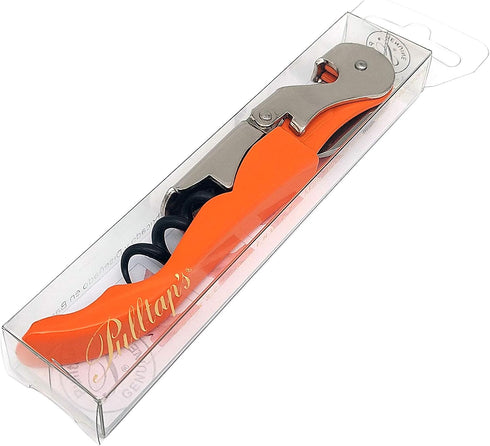 Pulltap's Genuine Classic 500 Corkscrew Wine Key Bottle Opener (Naranja - Orange)...