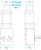 Seachoice 2-Position Push Button Starter/Horn Switch,Silver...