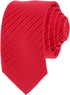 Red Tie Men Women Skinny Tie Slim Tie Stripe Tie with Hanky Waterproof Oilproof Tie-Red...
