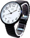 Geneva STC Black Super Large Face Stretch Band Easy to Read Watch...