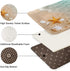 Britimes Bath Mat for Bathroom, Beach Starfish Sea Shell Washable Cover Floor Rug Carpets Floor Mat Bathroom Decorations 18x30 Inches for Kitchen ...