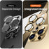 2 Pack Camera Lens Protector for iPhone 15 Pro Max/iPhone 15 Pro/iPhone 14 Pro Max/iPhone 14 Pro, Aluminum Alloy Sapphire Glass Camera Cover Scree...