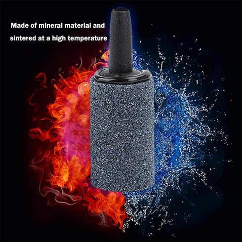 50 Pack 1 Inch Air Stone, Fine Aquarium Air Stones, Cylinder Bubble Diffuser Airstone Fish Tank Bubbler Air Pump Accessories for Aquariums Hydropo...