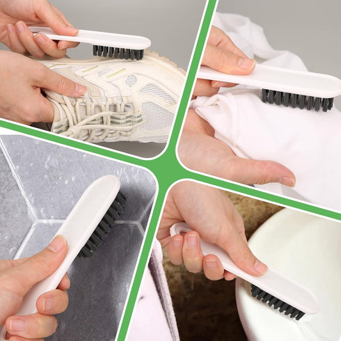 8Pcs Cleaning Brushes, Hard Bristle Crevice Gap Cleaning Brush,Multi-Function Rotating Crevice Cleaning Brush,Smart Toilet Brush, Sink Drain Clean...