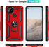 Androgate Designed for Google Pixel 5A Case with HD Screen Protectors, Military-Grade Metal Ring Holder Kickstand 15ft Drop Tested Shockproof Cove...