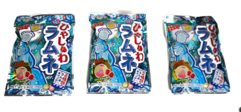 Senjaku Cool Soda Candy Ramune Flavored Candy (3-Pack)...