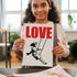 FINGERINSPIRE Banksy Girl On Swing Stencil 8.3x11.7inch Reusable Banksy Theme Painting Template Banksy Girl with LOVE Drawing Stencil Banksy Stenc...