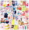 Cute Cartoon Drinks Stickers 50 Pcs Trendy Style Stickers Laptop Stickers Pack Cool Sticker for Pad MacBook Car Snowboard Bicycle Luggage Water Cu...
