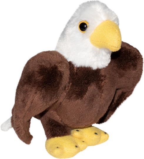 Wild Republic Pocketkins Eco Bald Eagle, Stuffed Animal, 5 Inches, Plush Toy, Made from Recycled Materials, Eco Friendly...