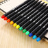 YIKANGHENG 24 Pcs 24 Colors Fine Point Line Drawing Pens, 0.4mm of Pen Point for Painting, School and Office Supplies (24)...
