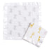aden + anais Essentials Issie Security Blanket, Super Soft 100% Cotton Muslin, 2 Pack, Safari Babes...