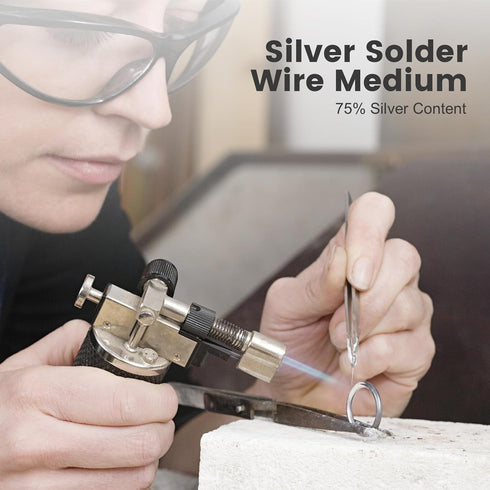 5 Feet Silver Solder Wire Hard Silver Solder 22 Gauge For Jewelry Repair Silver Repair...